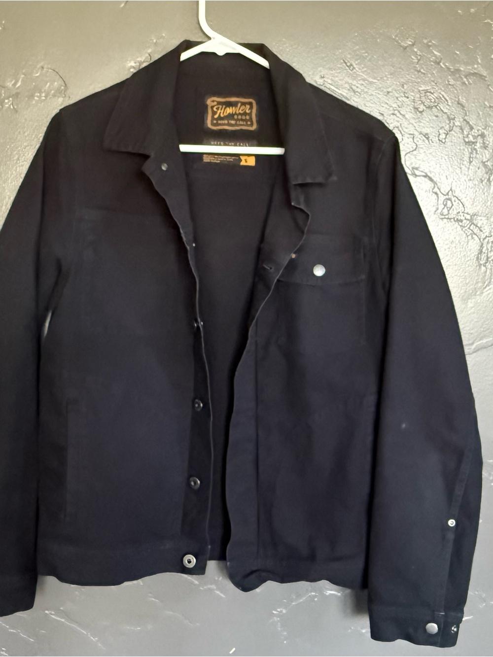 Howler Brothers Men’s Black Work Shirt Jacket